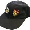 BAKER FLOWER FLAME SNAPBACK HAT BLACK -SkatePro World 0001252184789C2F L 76246.1657727358