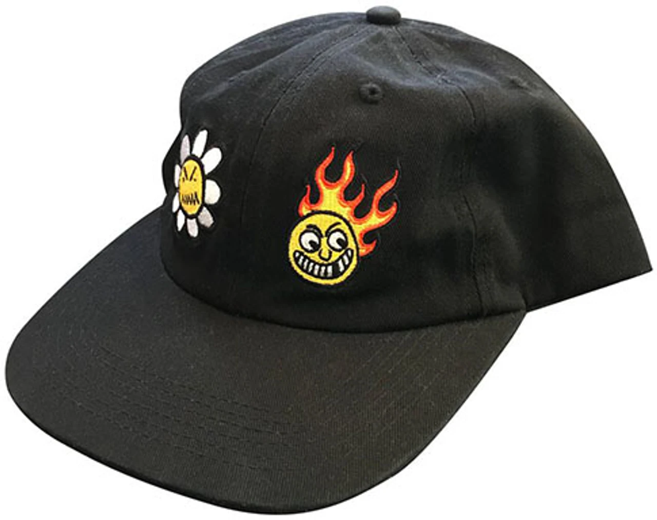 BAKER FLOWER FLAME SNAPBACK HAT BLACK 3 BAKER FLOWER FLAME SNAPBACK HAT BLACK