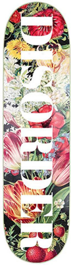 DISORDER 8.25" TEAM FLORAL LOGO DECK