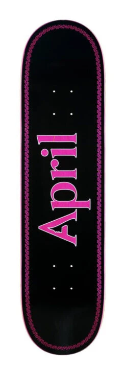 April 8.5" OG LOGO PINK BLACK HELIX