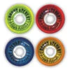 SATORI BRENT ATCHLEY P TOWN PLAYERS MULTI COLOR CRUISER 54MM 78A (Set Of 4) -SkatePro World 36146 15274.1682364680