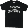 THRASHER SKATE AND DESTROY T-SHIRT (BLACK) -SkatePro World 4TTHR0SKAD2M0KK 02644.1432058786