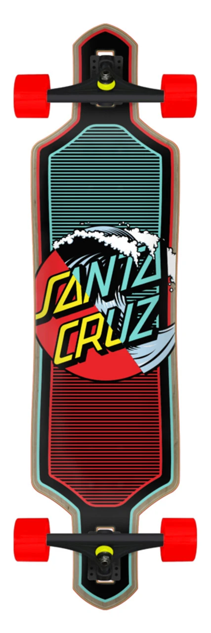 Santa Cruz Wave Dot Splice 9.0in X 36in Cruzer Drop Thru