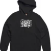 BAKER DISTRESSING BLACK HOODY -SkatePro World 55BAK0789 93651.1637132777