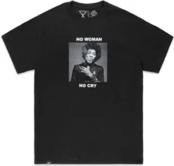 SOUR SOLUTION NO WOMAN BLACK SHIRT