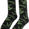 THRASHER GONZ LOGO CREW SOCKS BLACK/GREEN -SkatePro World 55THR1731 THRASHER GONZ LOGO CREW SOCKS BLACK GREEN 30895.1703086442