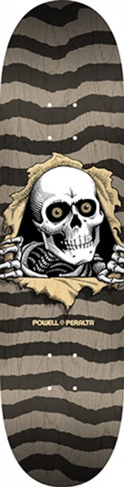 POWELL 8.5" RIPPER GREY PP DECK