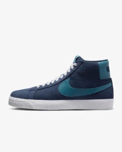 Nike SB Blazer Mid (Navy/Aqua)