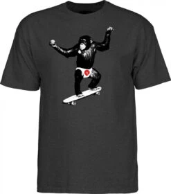 Powell Peralta Skate Chimp S/s T Shirt Tweed