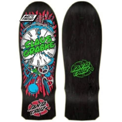 Santa Cruz Grabke Exploding Clock Reissue Deck 10" X 30" Black