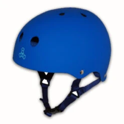 TRIPLE 8 HELMET BRAINSAVER ROYAL BLUE RUBBER (Xlarge)