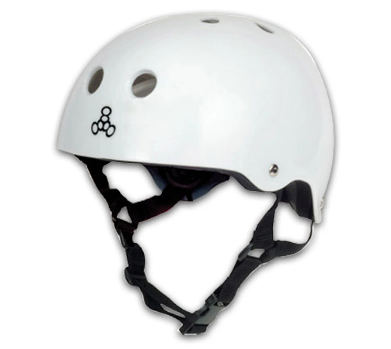 TRIPLE 8 HELMET BRAINSAVER WHITE RUBBER (Large) 3 TRIPLE 8 HELMET BRAINSAVER WHITE RUBBER (Large)
